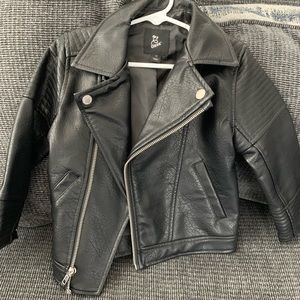 Toddler leather jacket